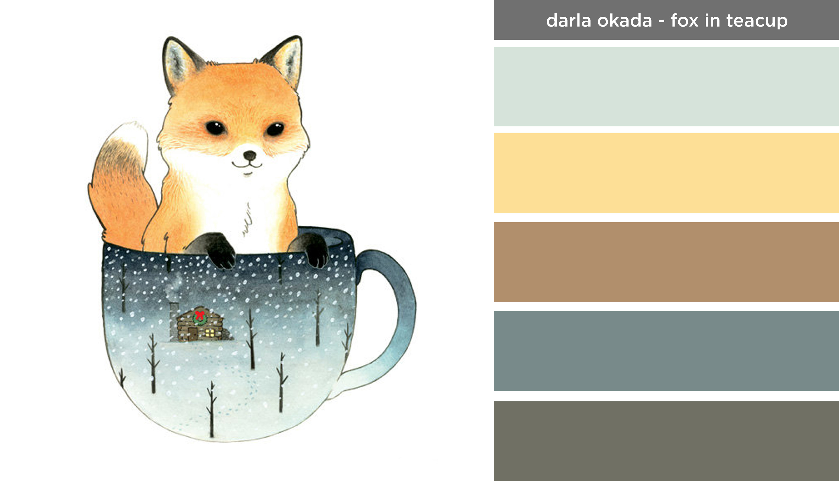 Art Inspired Palette: Darla Okada-Fox in Teacup