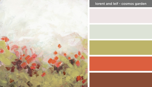 Art Inspired Palette: Lorent and Leif-Cosmos Garden