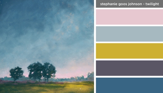 Art Inspired Palette: Stephanie Goos Johnson-Twilight
