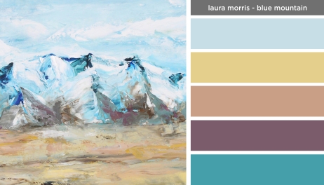 Art Inspired Palette: Laura Morris-Blue Mountain