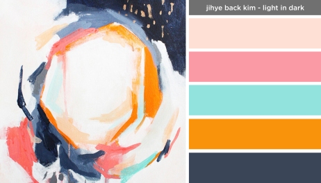 Art Inspired Palette: Jihye Back Kim-Light in Dark